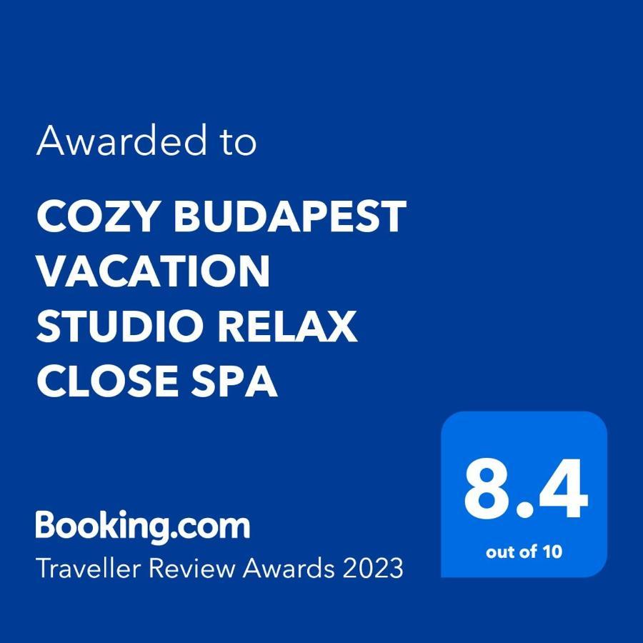 Cozy Budapest Vacation Studio Relax Close Spa Exterior foto